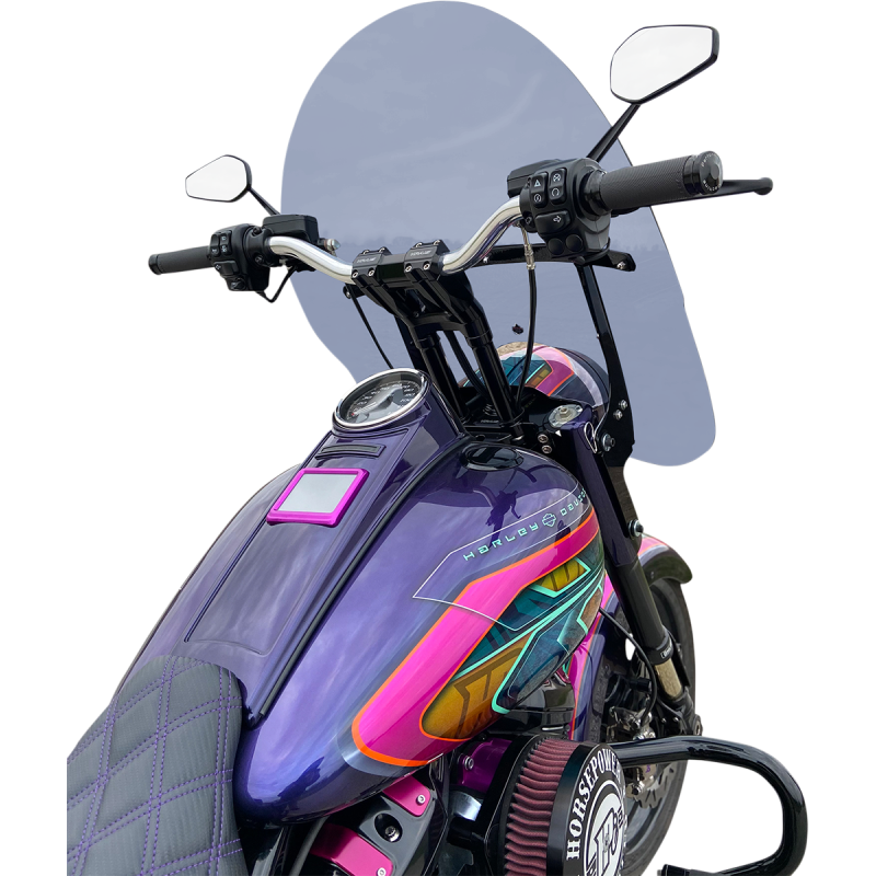 KLOCK WERKS WINDSHIELD B-BRD 17.5" DS (KWW-02-0602) Application Shot - Driven Powersports