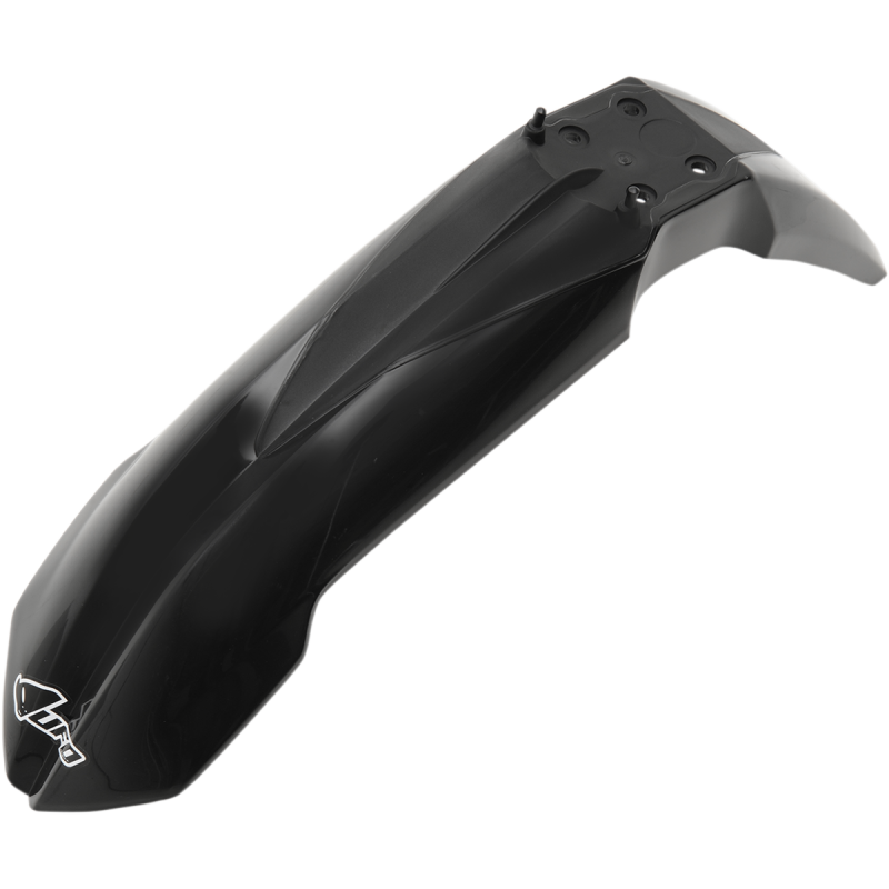 UFO SX/SXF 07-08 EXC 08 FRONT FENDER Black 3/4 Front - Driven Powersports