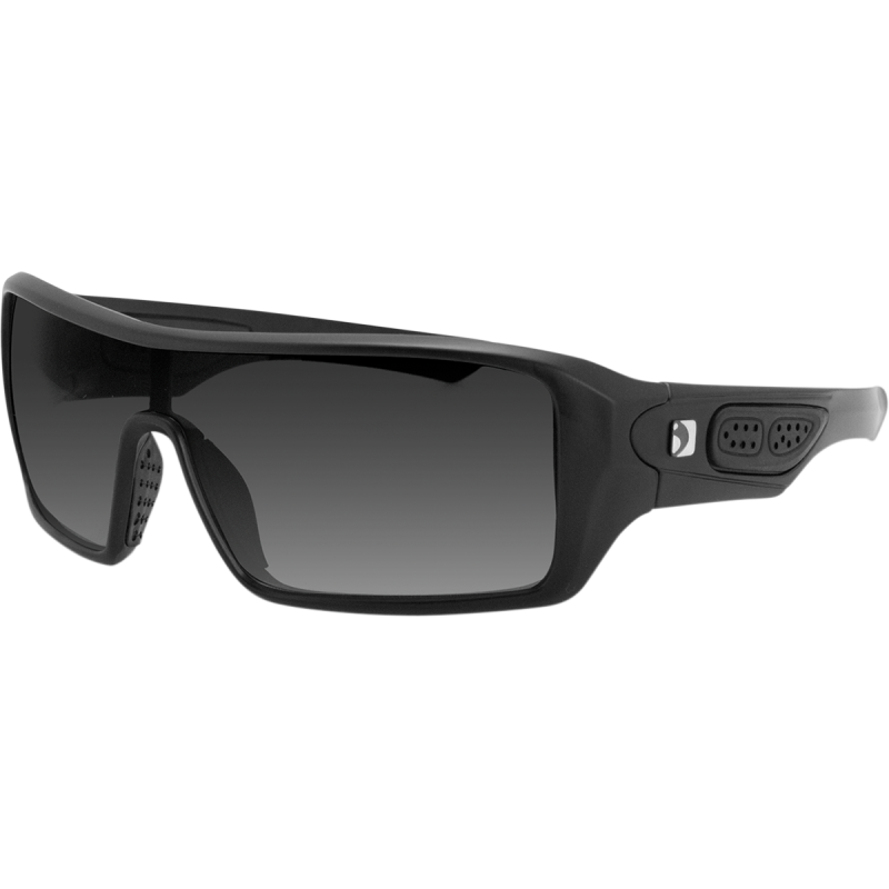 BOBSTER PARAGON ANTIFOG SMOKED LENS Matte Black 3/4 Front - Driven Powersports