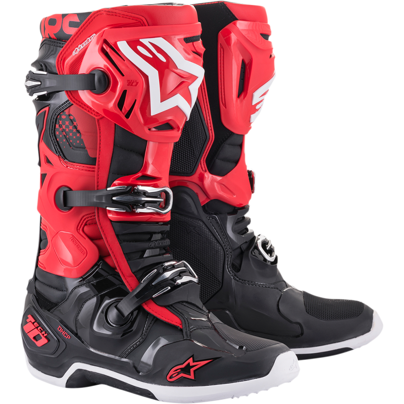 ALPINESTARS BOOT TECH 10 Black/Red Front - Driven Powersports