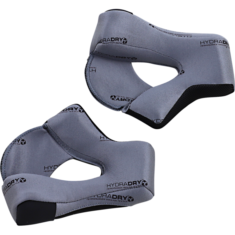 ICON CHEEKPAD AFLT H-DRY Gray Front - Driven Powersports