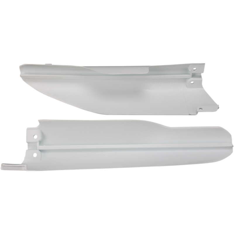 ACERBIS LWR FORK CVR SET- RM125/250:99-03 White Back - Driven Powersports
