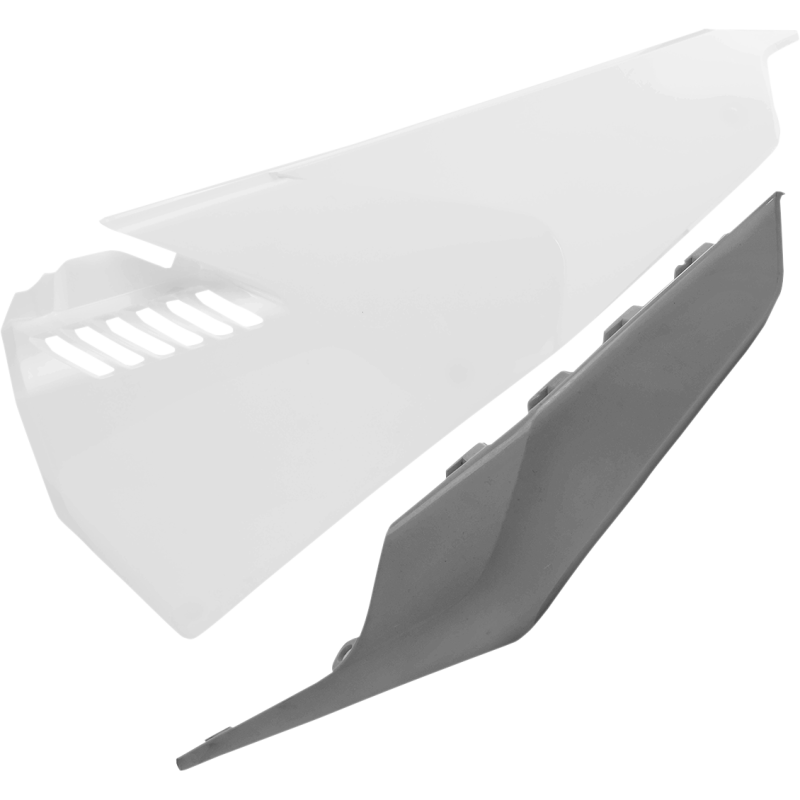 ACERBIS PANEL SIDE VENT HUS White/Green Front - Driven Powersports