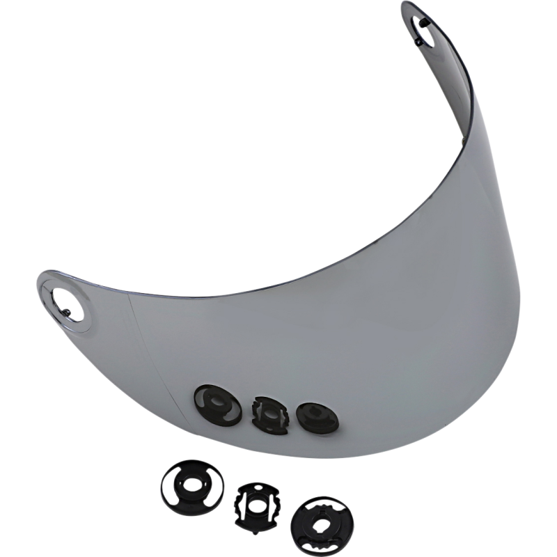 BILTWELL SHIELD G/S GEN2 Flat Chrome Other - Driven Powersports