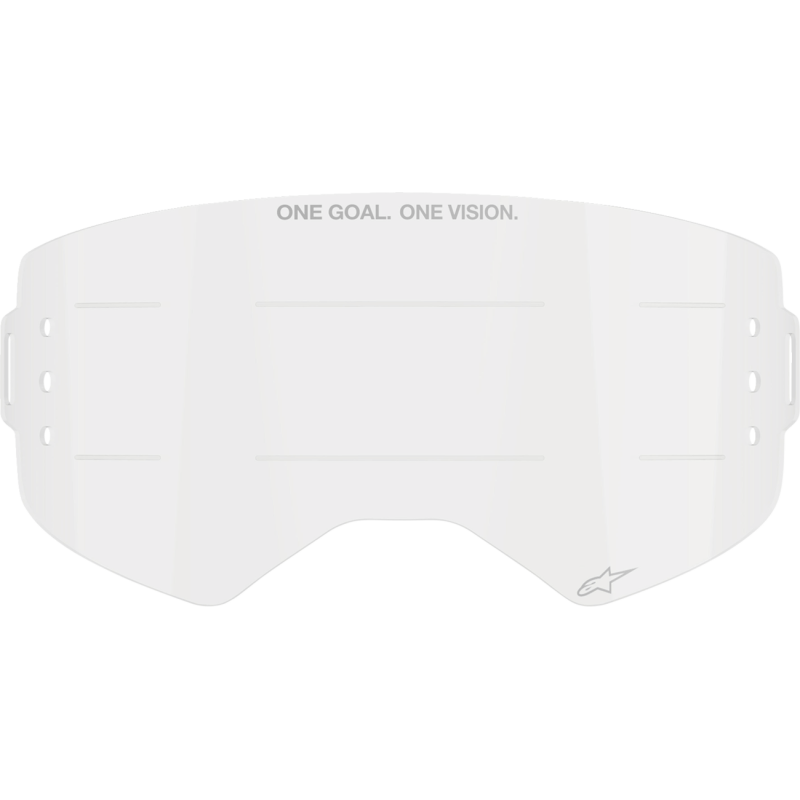 ALPINESTARS ROLL OFF FILM SUPERTECH Clear Front - Driven Powersports