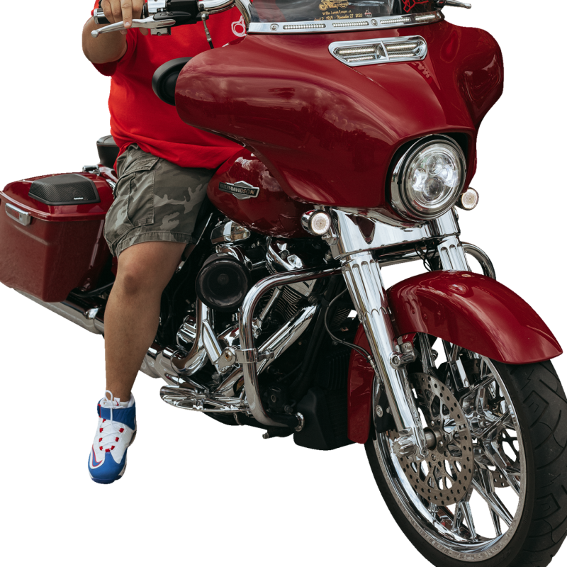 CUSTOM DYNAMICS INSERT LEDVENT AM/WHT Chrome Application Shot - Driven Powersports