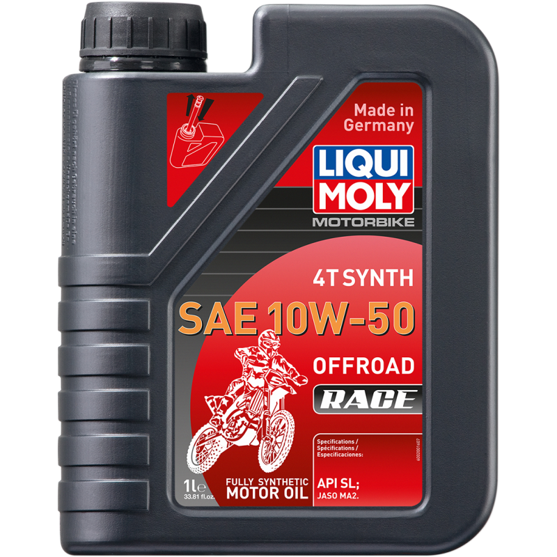 LIQUI MOLY (CS/6) OIL OFFROAD SYN 10W50 1L Front - Driven Powersports