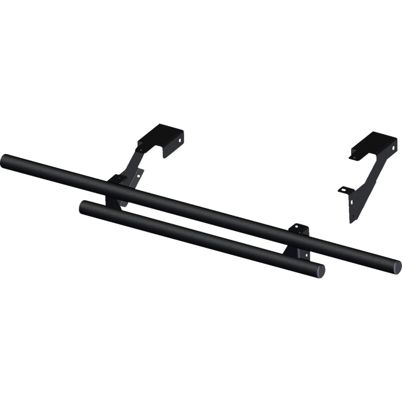 KFI PRODUCTS REAR BUMPER - - POLARIS RANGER (101435) Black Front - Driven Powersports