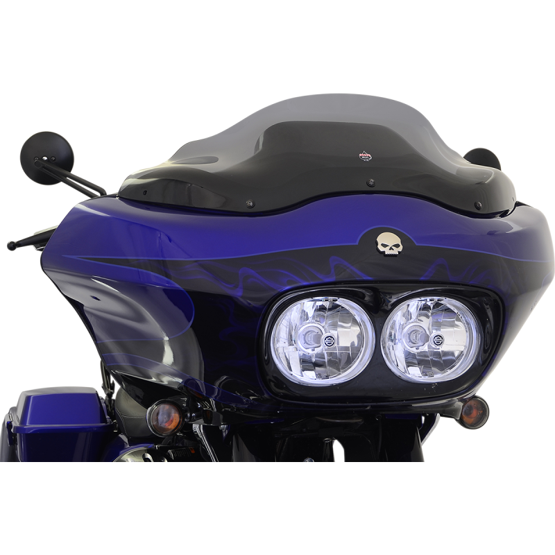 KLOCK WERKS 98-13 FLTR 8" FLARE W/SHIELD Dark Smoke Application Shot - Driven Powersports