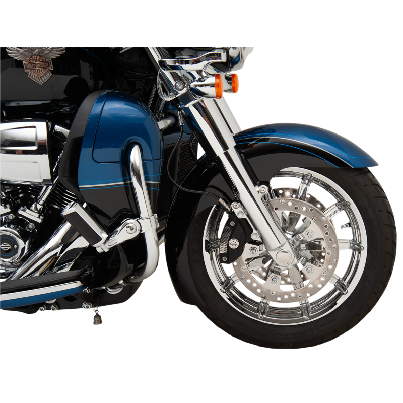 KLOCK WERKS 08-19 FLHT/FLHR/FLTR FLUSH FRT AXLE Application Shot - Driven Powersports