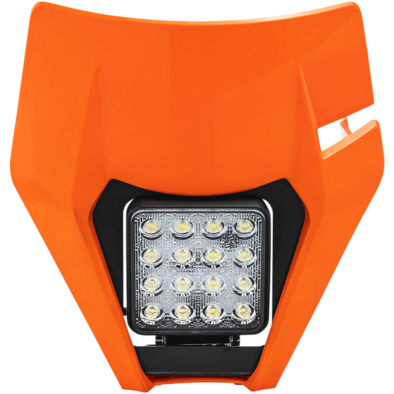 ACERBIS HEADLIGHT VSL KTM Orange Front - Driven Powersports