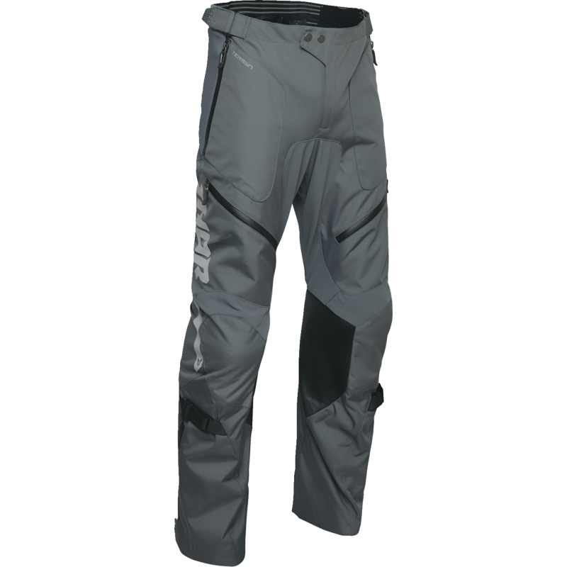 THOR PANT TERRAIN OTB Charcoal Front - Driven Powersports