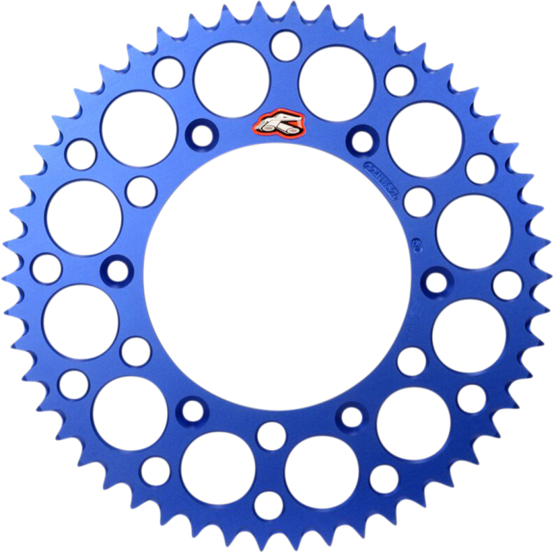 RENTHAL TWINRING SPROCKET 1500-420-48GP Blue Front - Driven Powersports