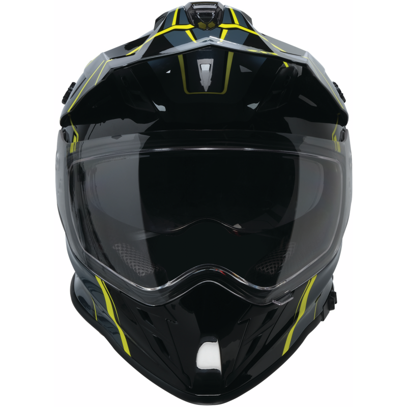 Z1R RANGE 2.0 VOYAGER Gray/Hi-Viz Yellow Front - Driven Powersports