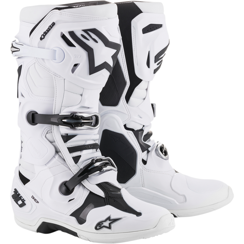 ALPINESTARS BOOT TECH 10 White Front - Driven Powersports