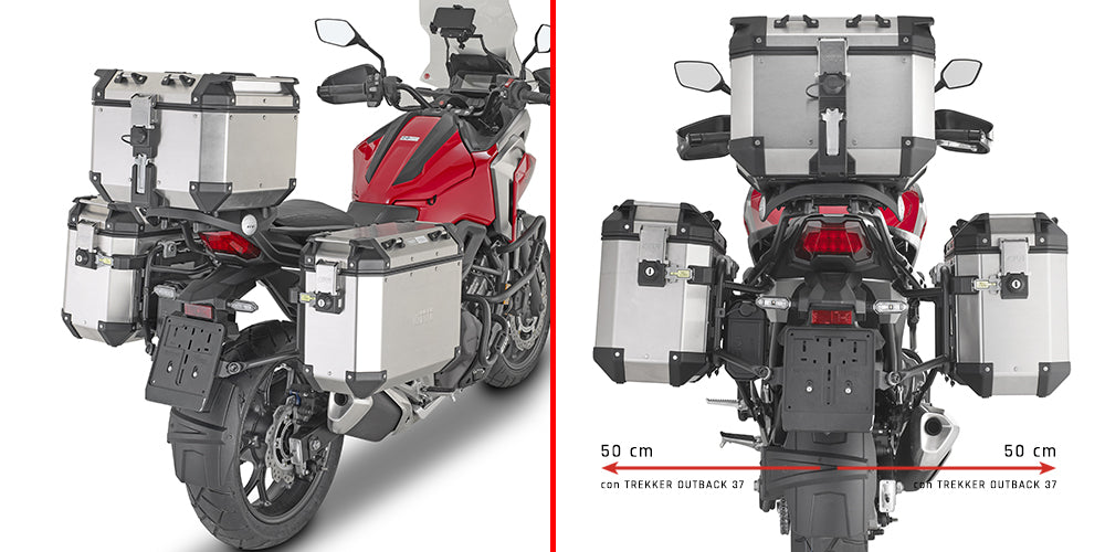 GIVI PLO1192CAM PL Cam-Side Side Case Racks for Honda NC750X