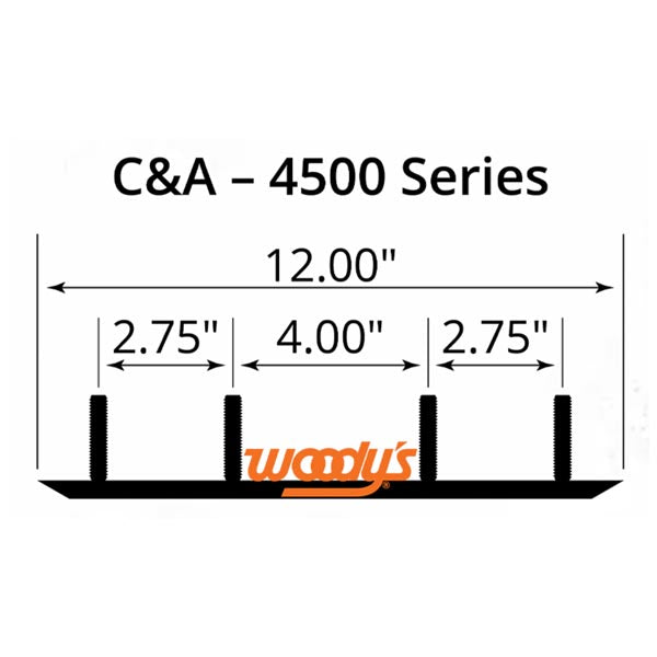 Woody's C&A 4500 Series Race Carbide 6" - Driven Powersports
