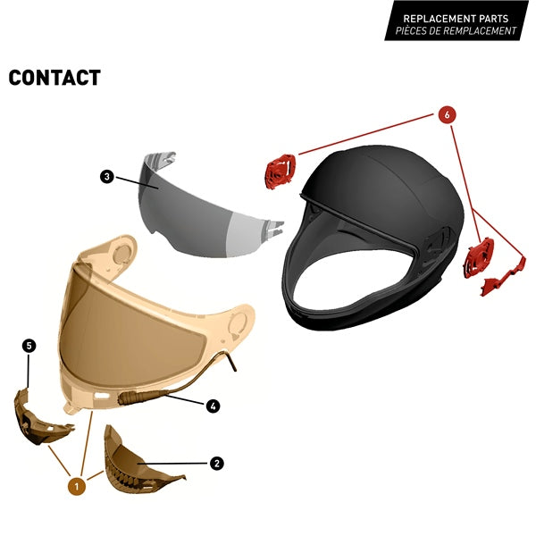 CKX Contact Free-Face Helmet Solid Electric Size Chart - Driven Powersports