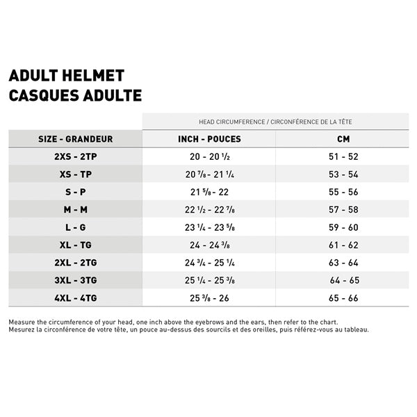 LS2 Bagger Half Helmet Size Chart - Driven Powersports
