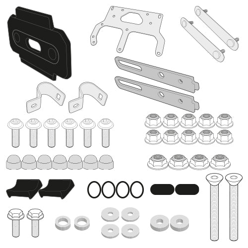 GIVI TL3112KIT Tool Box Mount for Suzuki DL650 V-Strom