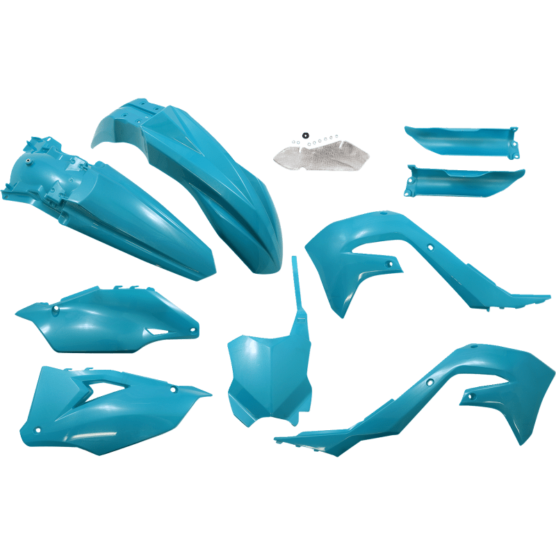 ACERBIS PLASTIC KIT KX250, KX250X:21 - 22, KX450:19 - 22 METALLIC - DRIVEN Canada's Powersports 80527967555122736297440