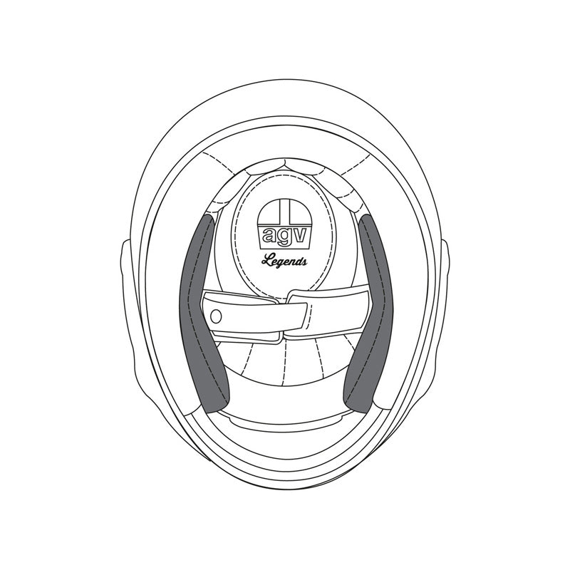 AGV CHEEK PADS PREMIUM L X3000 (20KIT00120001) - DRIVEN Canada's Powersports 802665669264420KIT00120001