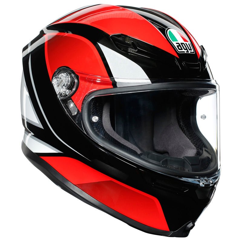 AGV K - 6 HELMET HYPEN BLACK/RED/WHITE (2XL) - DRIVEN Canada's Powersports 8216301O2MY004XS