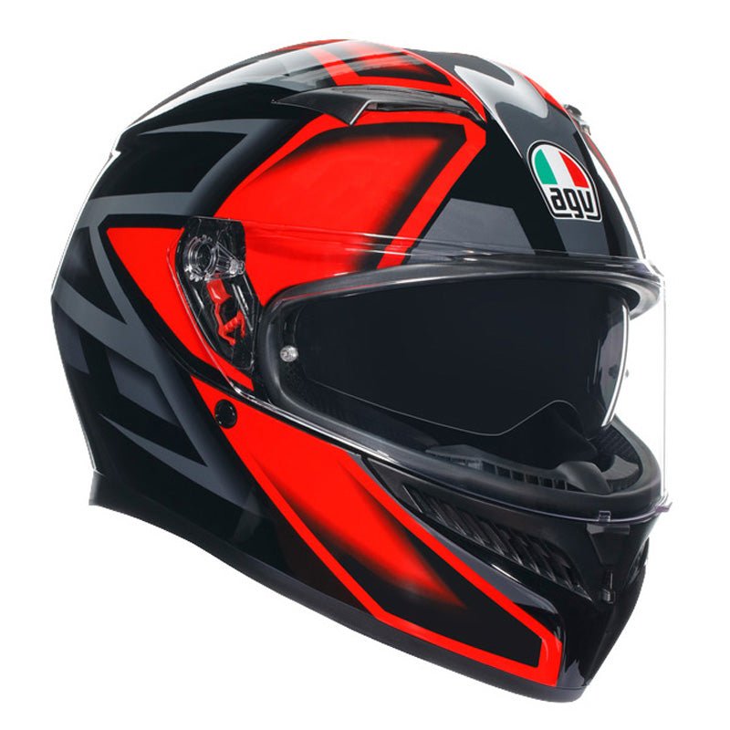 AGV K3 COMPOUND MATT BLACK/RED XXL - DRIVEN Canada's Powersports 80510195903122118381004009XS