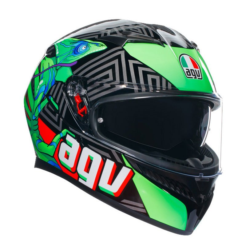 AGV K3 KAMALEON BLACK/RED/GREEN XXL - DRIVEN Canada's Powersports 80510195905582118381004013XS