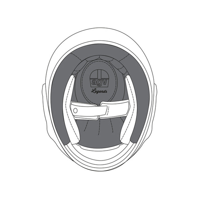 AGV REMOVABLE TOP LINER PREMIUM S X3000 (20KIT00110001) - DRIVEN Canada's Powersports 802665669254520KIT00110001