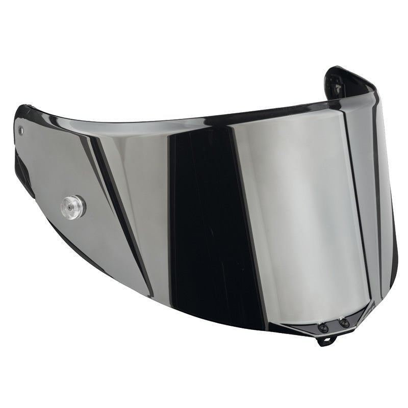 AGV VISOR RACE 3 TEAR - OFF SYSTEM + PINLOCK SYSTEM IRIDIUM SILVER PISTA/CORSA - DRIVEN Canada's Powersports 802665664757620KV0B9N1004