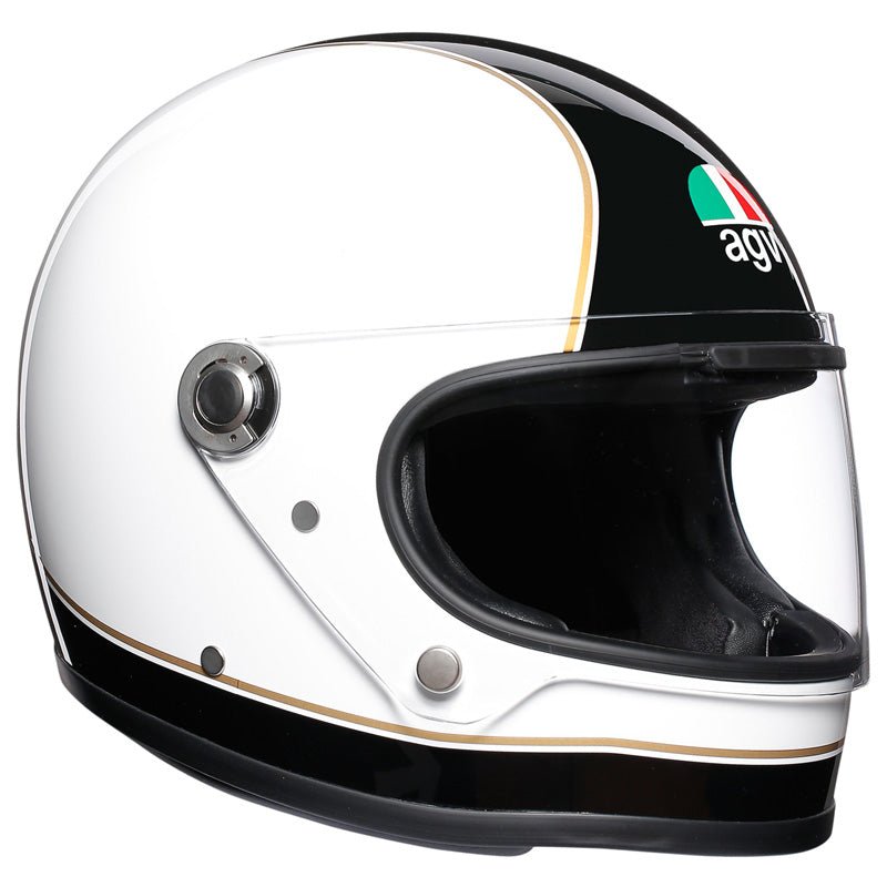 AGV X3000 HELMET SUPER BLACK/WHITE (ML) - DRIVEN Canada's Powersports 821001152I0005008