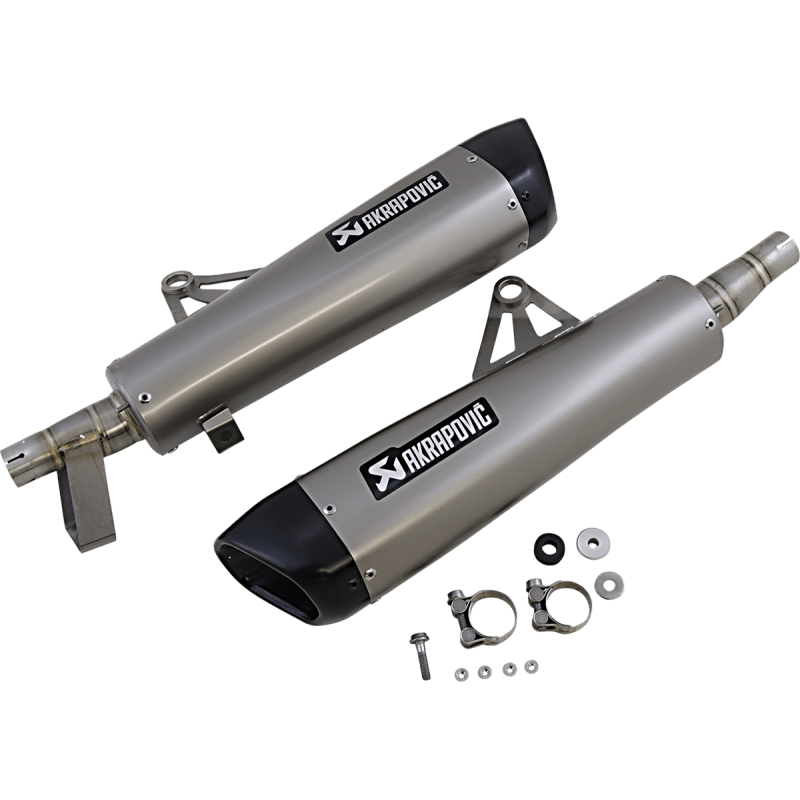 AKRAPOVIC 17 - 20 BONEVILLE MUFFLERS - DRIVEN Canada's Powersports S - T12SO4 - HCQT