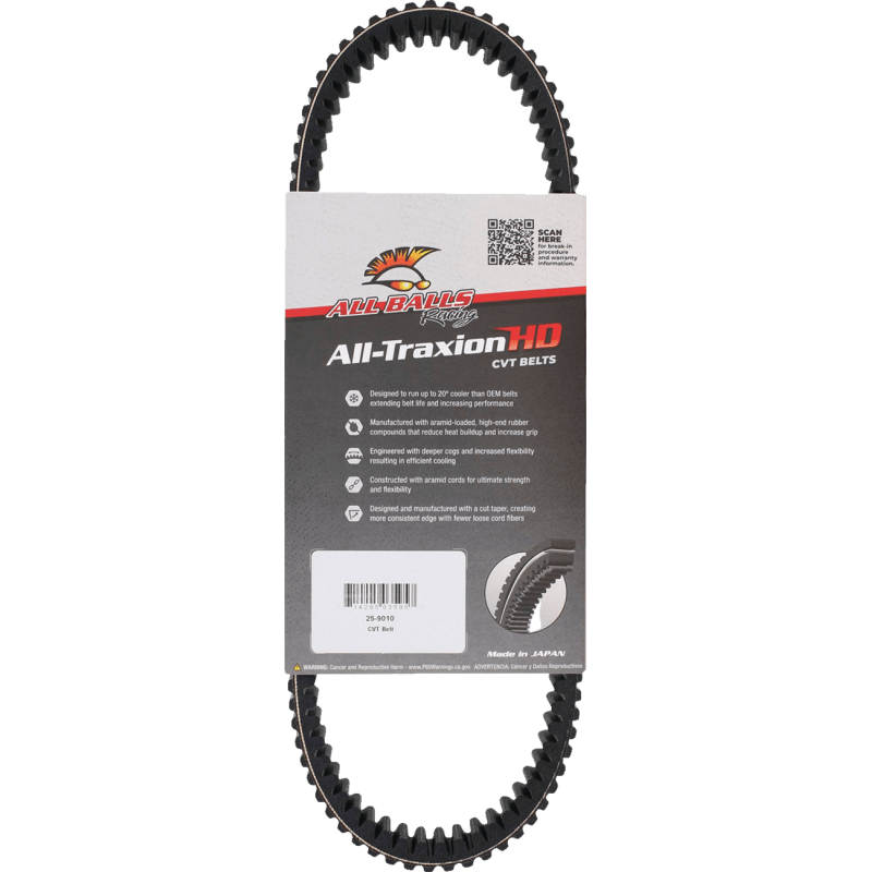 ALL BALLS RACING CVT BELT (25 - 9010) - DRIVEN Canada's Powersports 25 - 9010