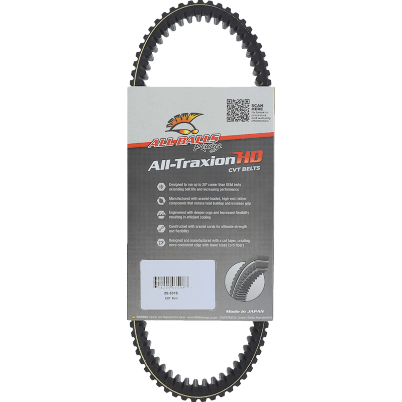 ALL BALLS RACING CVT BELT (25 - 9015) - DRIVEN Canada's Powersports 25 - 9015