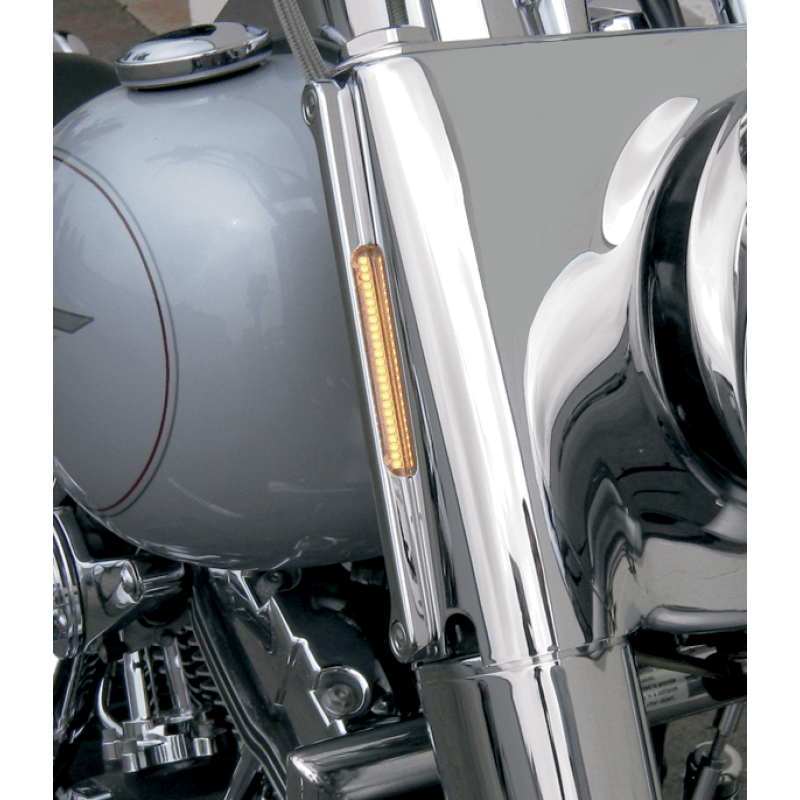 ALLOY ART 90 - 17 FLSTF FRT LED T/S CLR/AMB CHROME (2020 - 0482) - DRIVEN Canada's Powersports 2020 - 0482