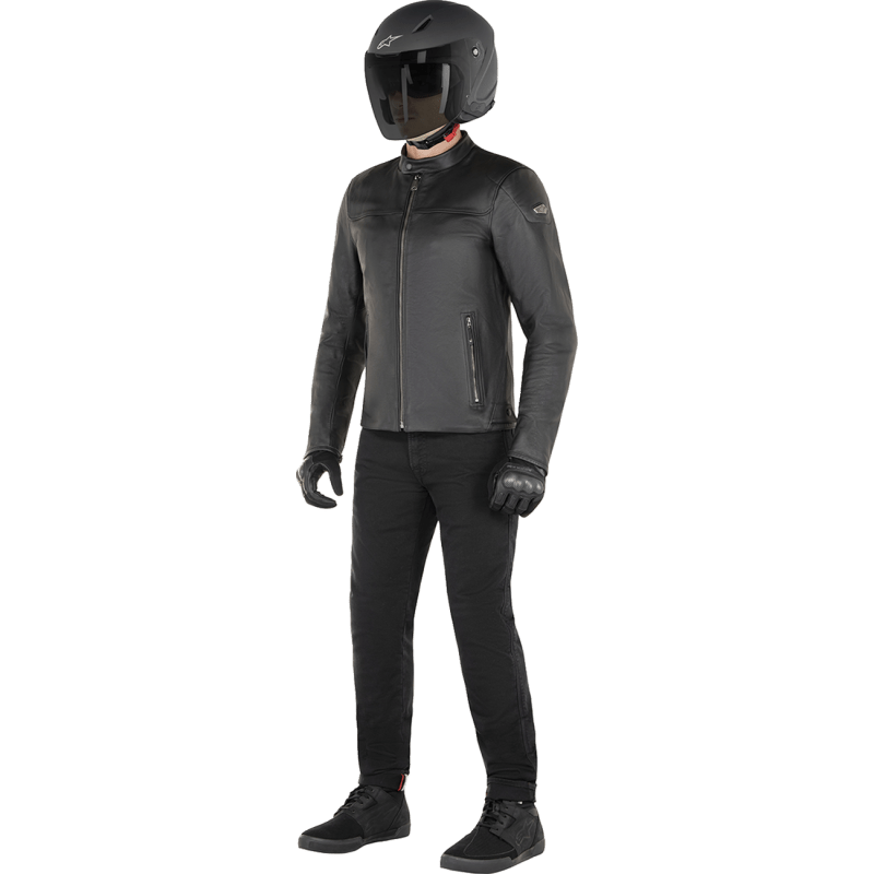 ALPINESTARS BLACKTRACK LTHR JKT - DRIVEN Canada's Powersports 80593473536613103824 - 1100 - S