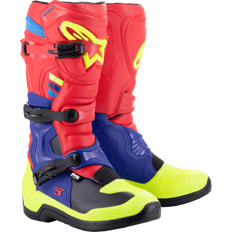 ALPINESTARS BOOT T3 RD/BL/FL - DRIVEN Canada's Powersports 80593470516042013018 - 3375 - 9