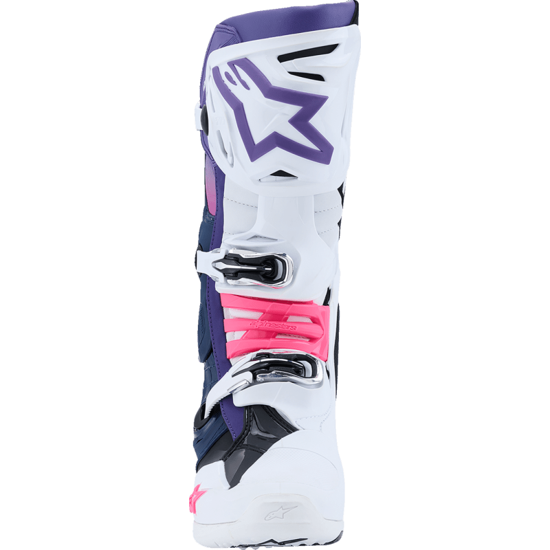 ALPINESTARS BOOT TECH 10 WHT/VLT/NVY/PNK FLUO - DRIVEN Canada's Powersports 80593475815072010020 - 2780 - 9