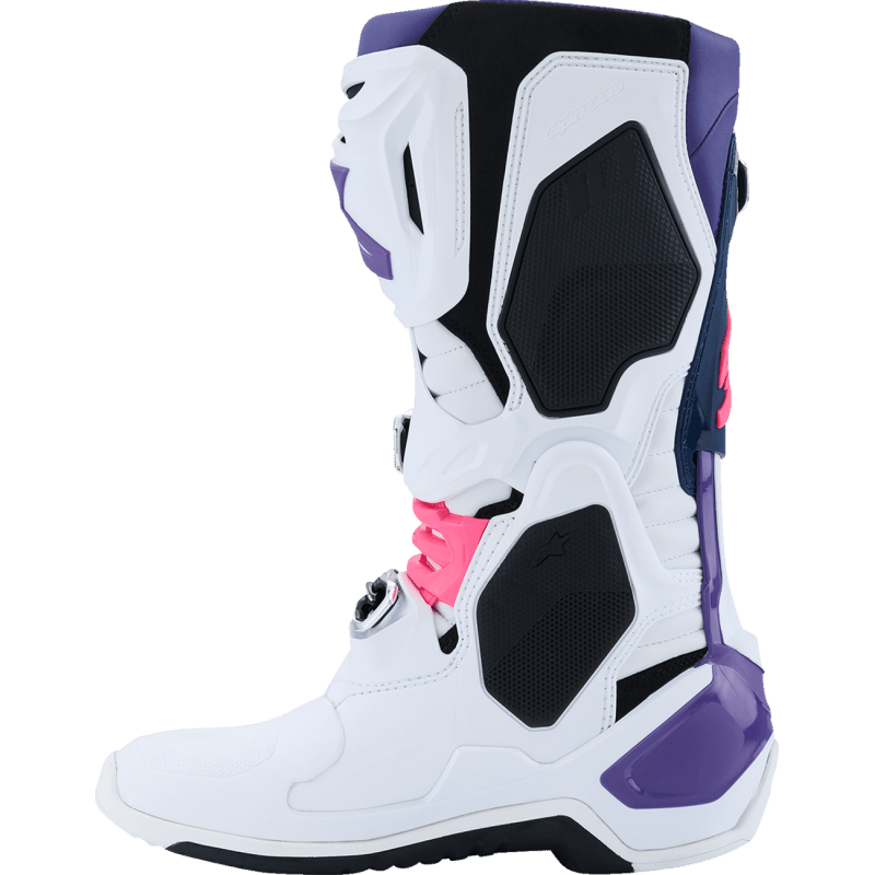 ALPINESTARS BOOT TECH 10 WHT/VLT/NVY/PNK FLUO - DRIVEN Canada's Powersports 80593475815072010020 - 2780 - 9