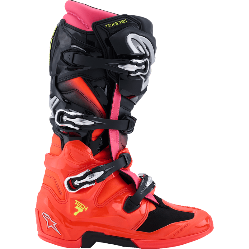 ALPINESTARS BOOT TECH 7 FLUO/PNK FLUO - DRIVEN Canada's Powersports 80593475863422012025 - 1576 - 8