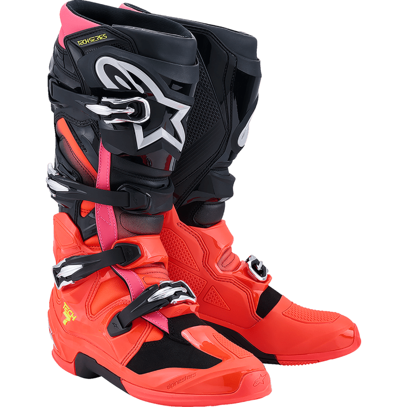 ALPINESTARS BOOT TECH 7 FLUO/PNK FLUO - DRIVEN Canada's Powersports 80593475863422012025 - 1576 - 8