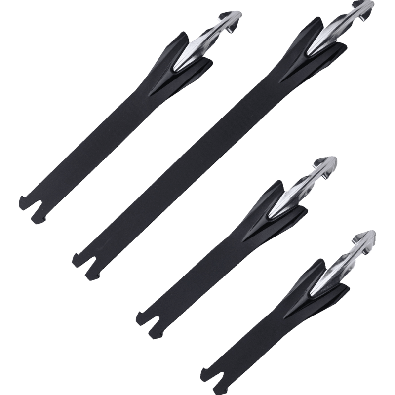 ALPINESTARS BUCKLE STRAP T7 (AFTER 2024) Black Front - Driven Powersports