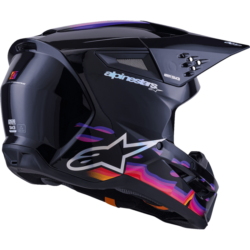 ALPINESTARS HELMET SM3 FORCE BLACK - GLOSS - DRIVEN Canada's Powersports 80593475725818301126 - 1180 - S