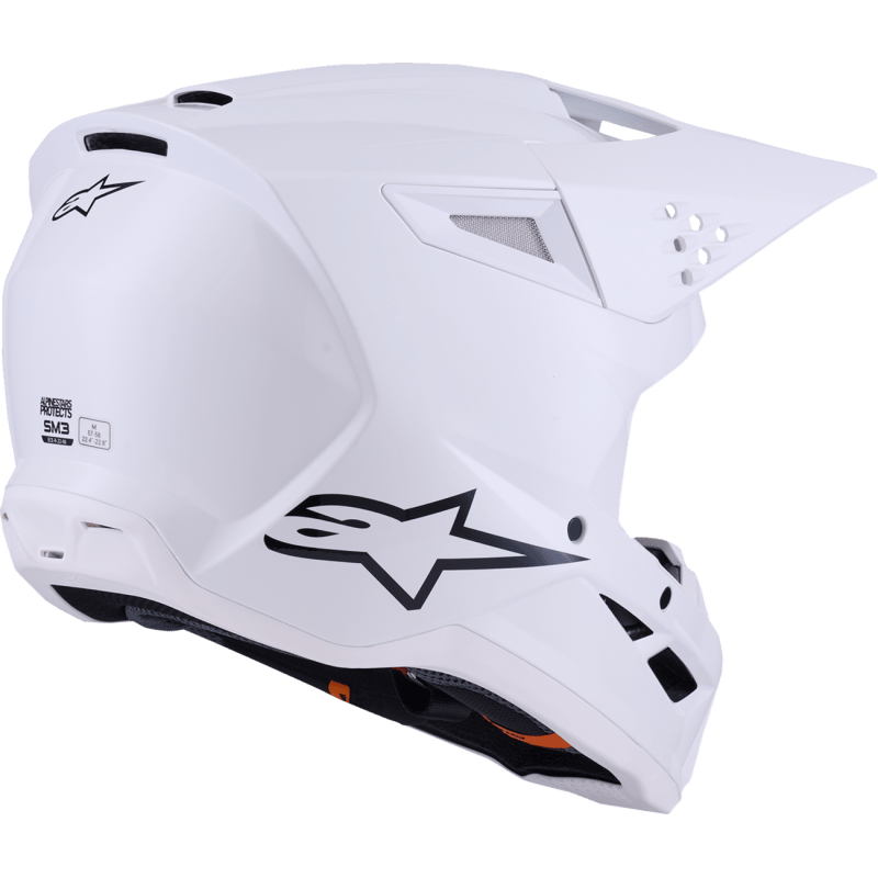 ALPINESTARS HELMET SM3 WHITE - GLOSS - DRIVEN Canada's Powersports 80593475714308300426 - 2180 - XS
