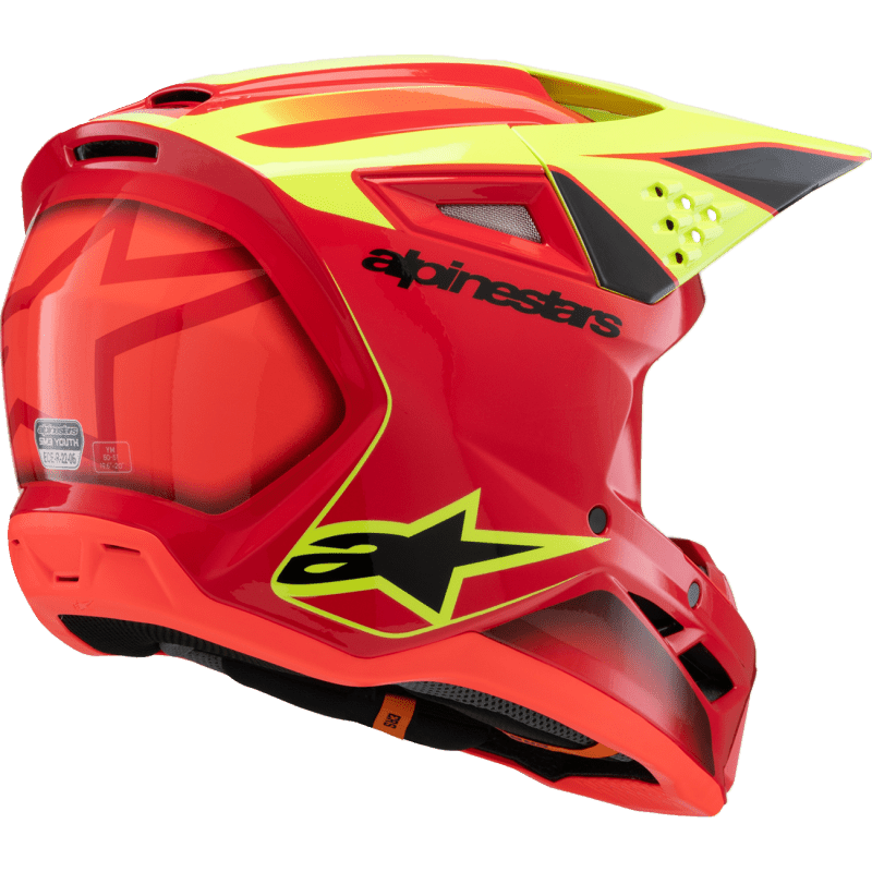 ALPINESTARS HELMET SM3 YTH FRAY R/Y/B S ECE06 (8301725 - 3051 - YS) - DRIVEN Canada's Powersports 80593474467768301725 - 3051 - YS