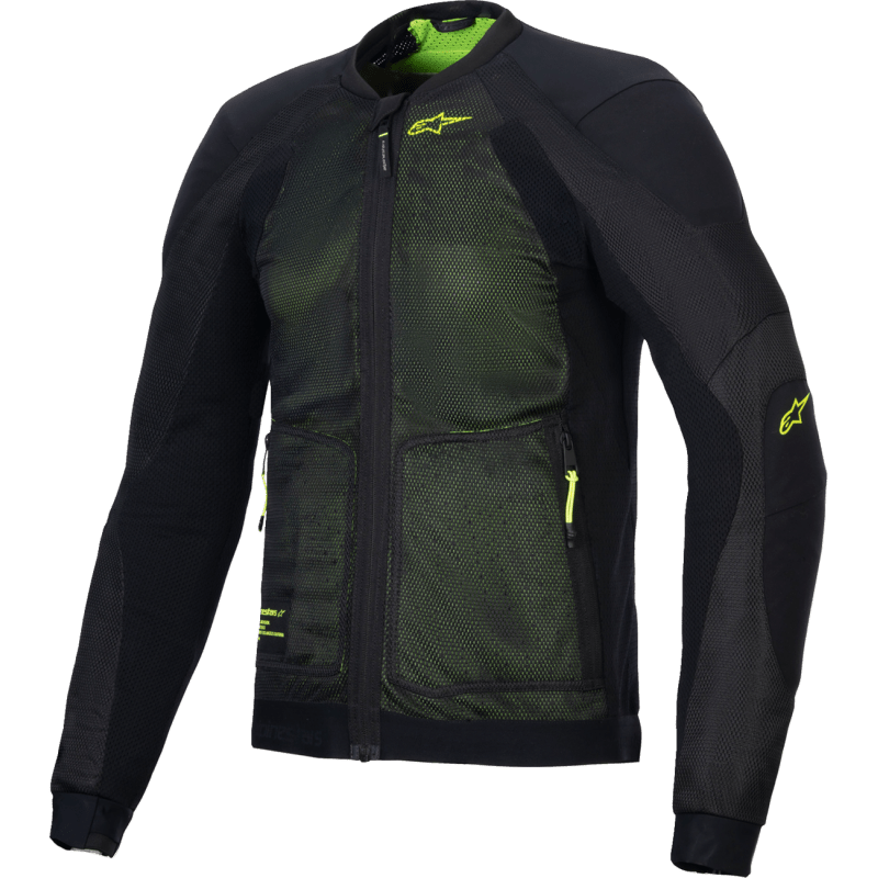 ALPINESTARS JACKET TROOP AIR BLK/FLUO - DRIVEN Canada's Powersports 80593475390103301225 - 168 - S