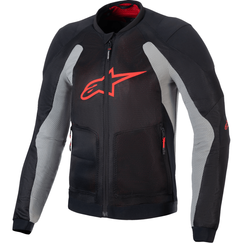 ALPINESTARS JACKET TROOP AIR BLK/GRY/BRIGHT - DRIVEN Canada's Powersports 80593475388913301225 - 1087 - S