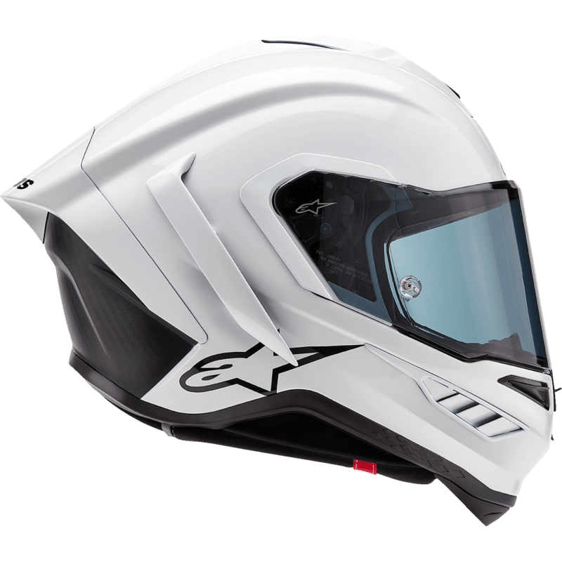 ALPINESTARS S - R10 SOLID HELMET WHT GLS/BLK - DRIVEN Canada's Powersports 8059347341058200124 - 2170 - XS