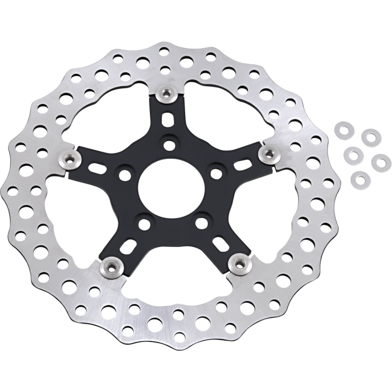 ARLEN NESS 11.5 INCH JAGGED ROTOR REAR DYNA SOFTAIL (02 - 786) - DRIVEN Canada's Powersports 02 - 786